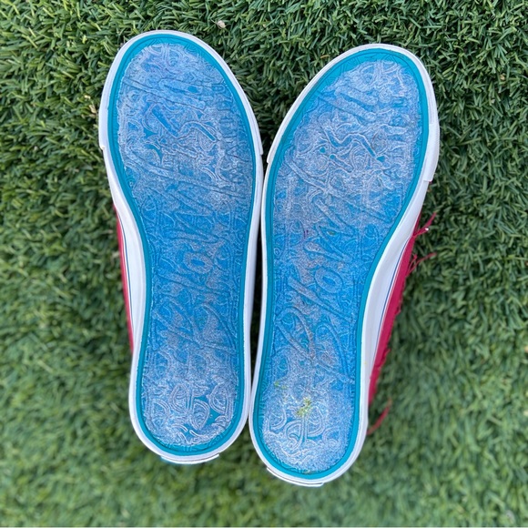 BLOWFISH Malibu Slip-On Twill Sneakers in Jester Red - Picture 6 of 10